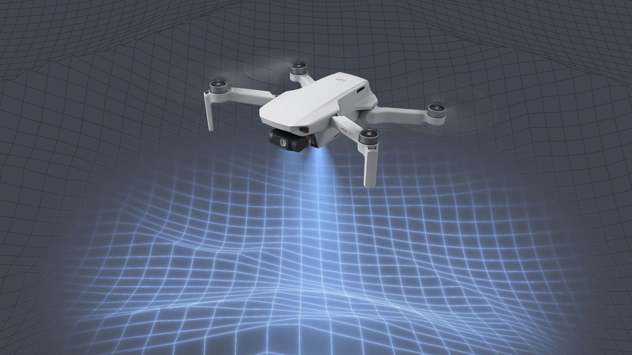DJI Mini 4K downard object sensing