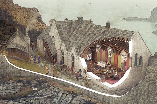 tintagel castle, cornwall