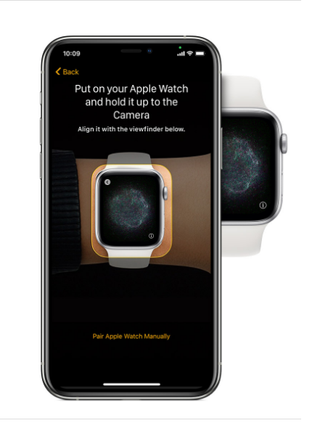 iPhone screen setup for Apple Watch