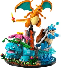 Lego Venusaur, Charizard and Blastoise