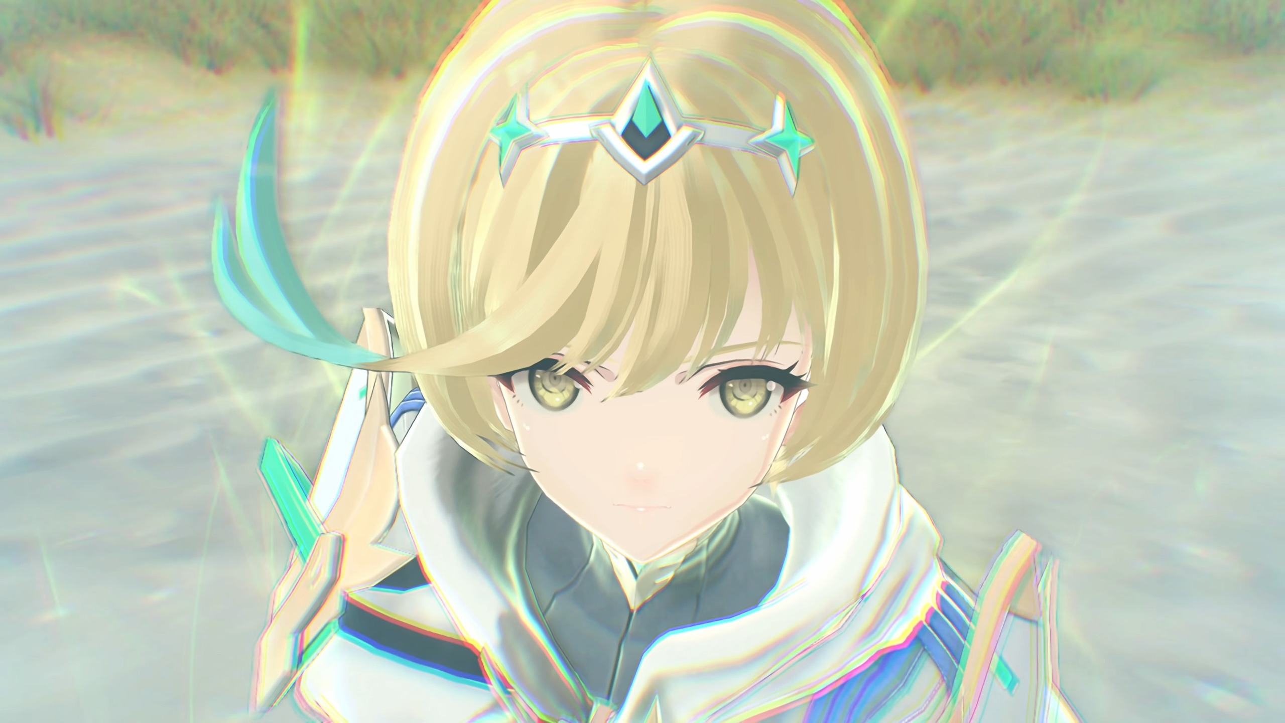 Xenoblade Chronicles 3 &ndash; Nintendo Switch 2 Edition screenshot shows Shimmer, a new hero.
