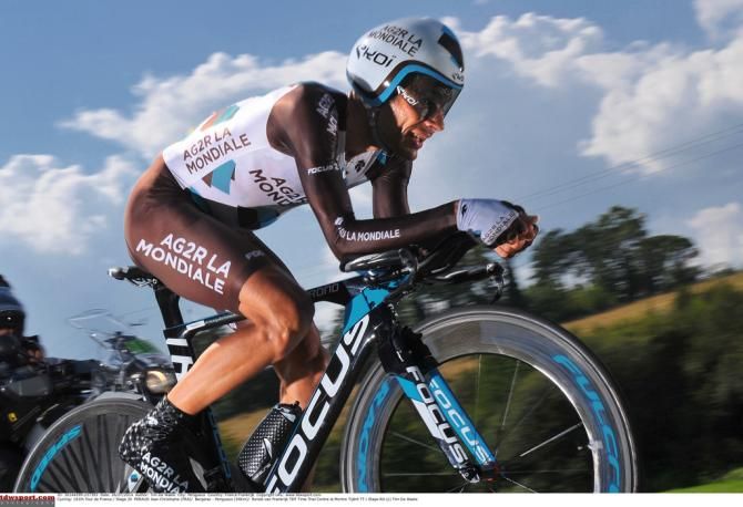 ean-Christophe P&eacute;raud (Ag2r) rides to second place overall