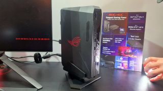 Asus' ROG NUC on display at CES 2024