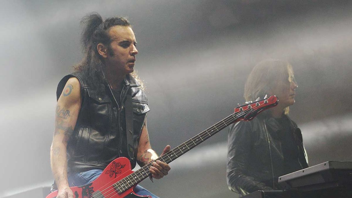 Simon Gallup onstage