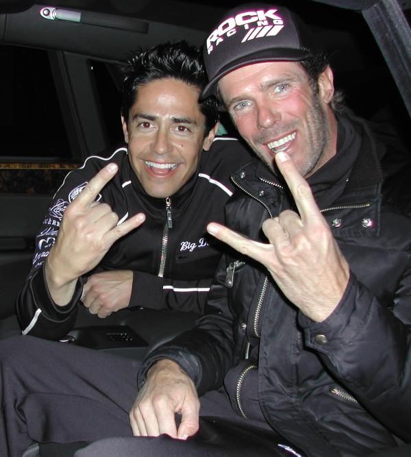 Michael Ball and Mario Cipollini