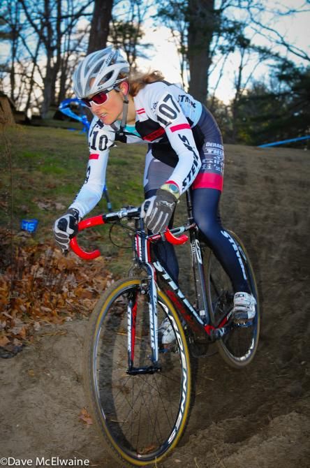 Natasha Elliot (Rare Vos Racing) was not having the kind of race she normally does at Warwick
