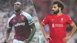 Michail Antonio of West Ham United and Mo Salah of Liverpool are expected to feature in the West Ham United vs Liverpool live stream
