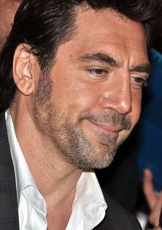 Javier Bardem’s prominent cheeks, large brows and jaw give his face an exaggerated masculinity.