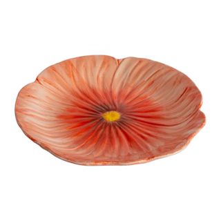 Poppy flower plate