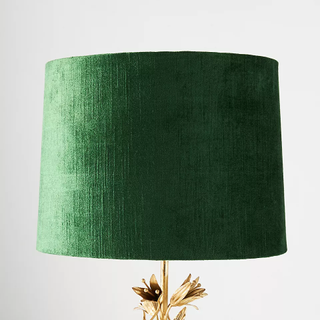 green velvet lamp shade