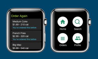 Apple Watch app design: layout