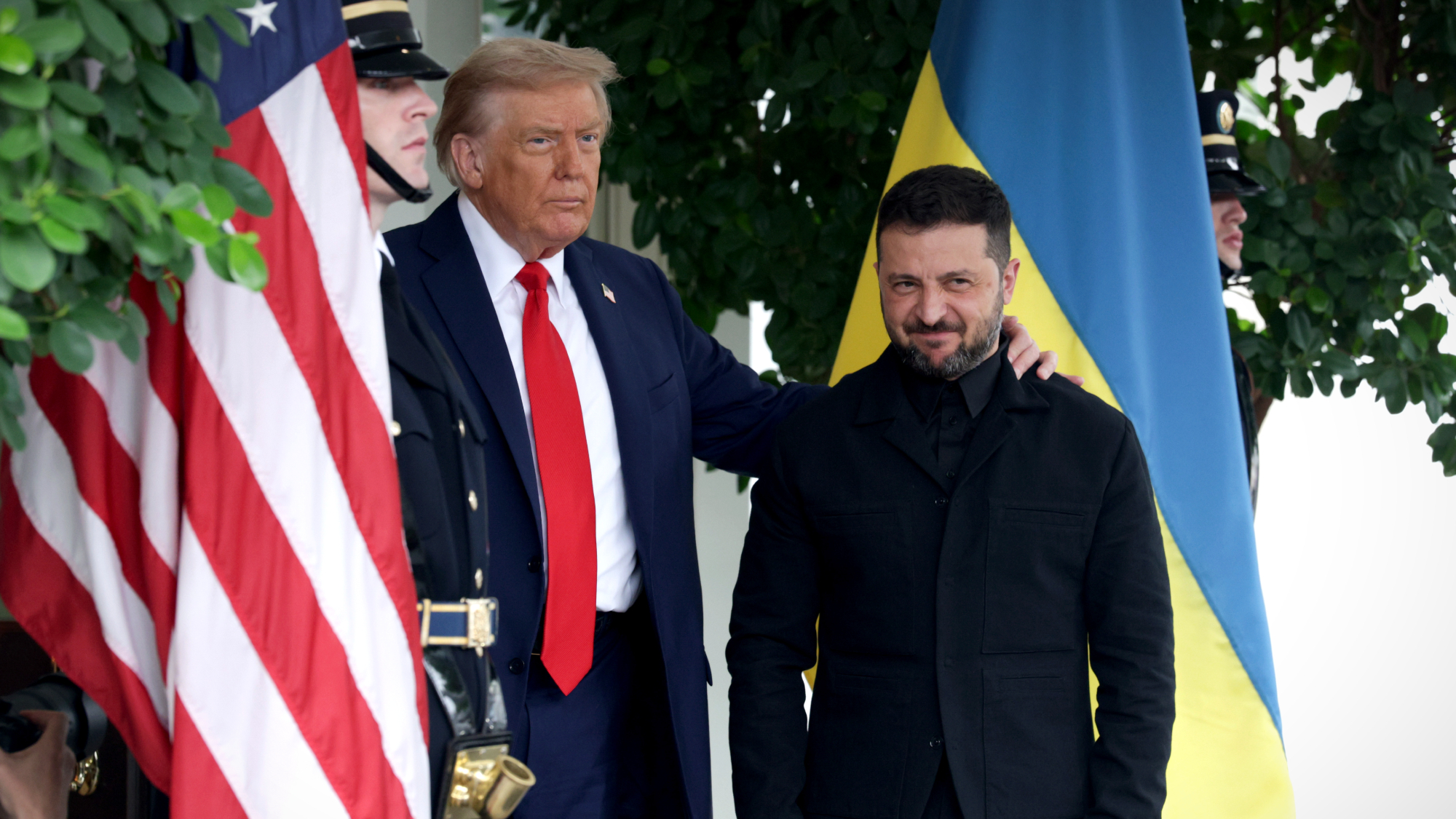 President Donald Trump and Ukrainian President Volodymyr Zelenskyy