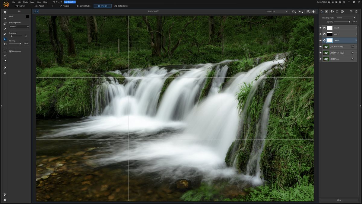 Screenshot of the Cyberlink PhotoDirector 365 image editing software on Windows