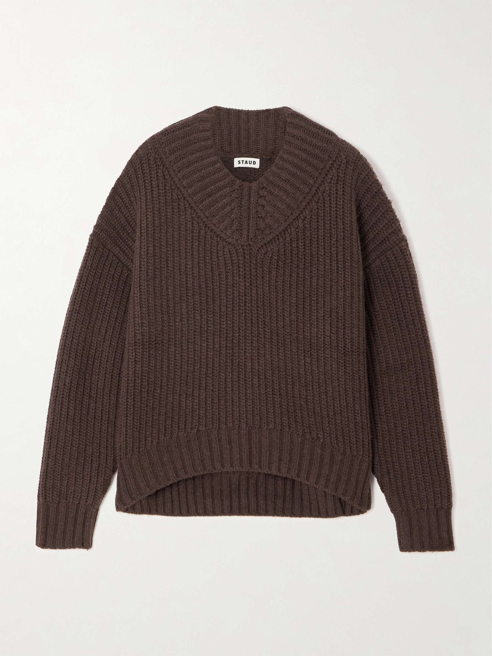 Otto Ribbed-Knit Wool-Blend Sweater
