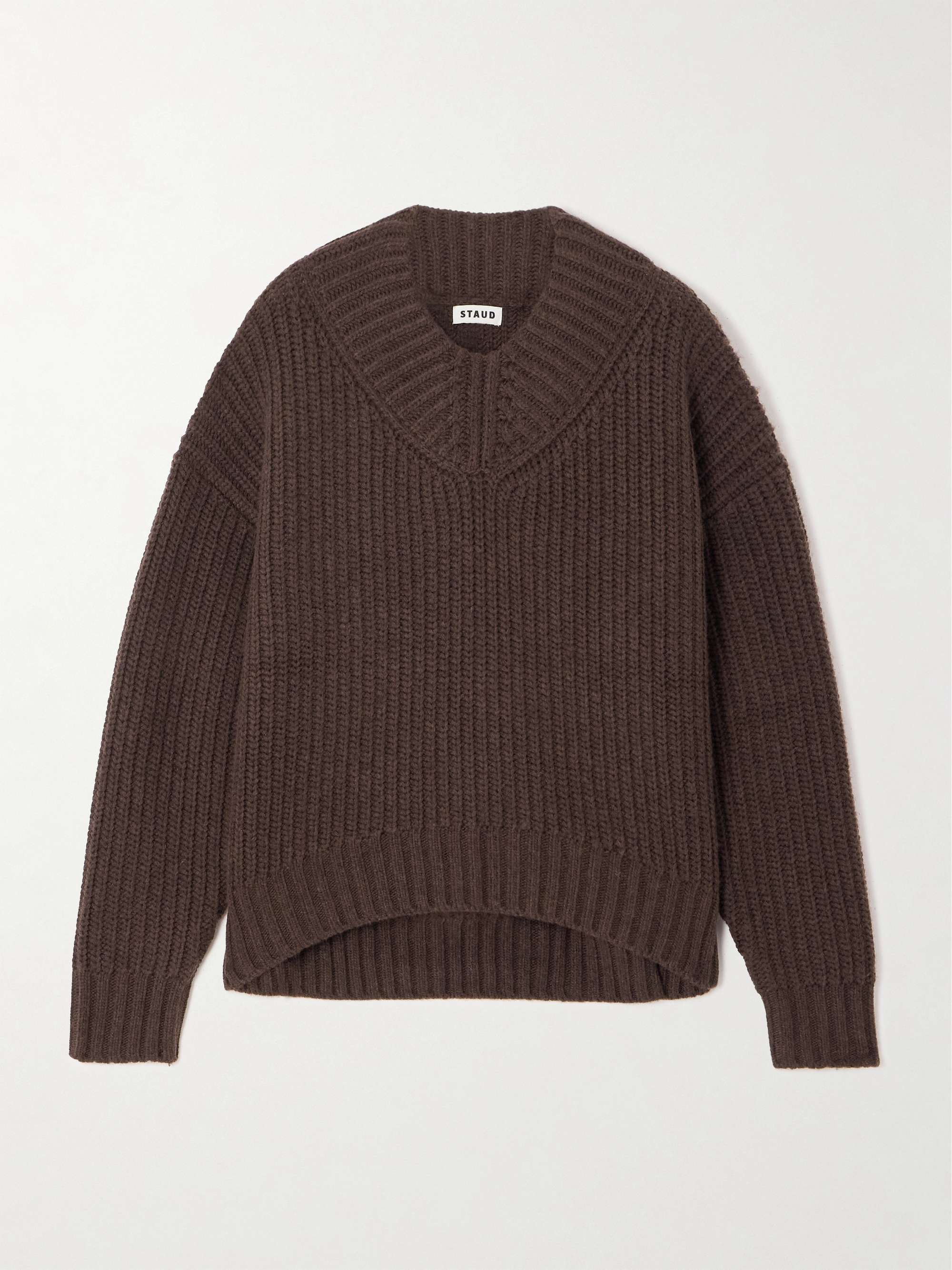 Otto Ribbed-Knit Wool-Blend Sweater