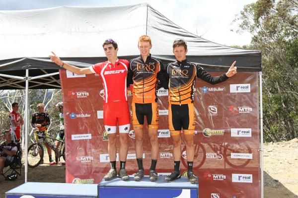 U23 Men's podium: Trenton Day, Jack Haig, Robbie Hucker