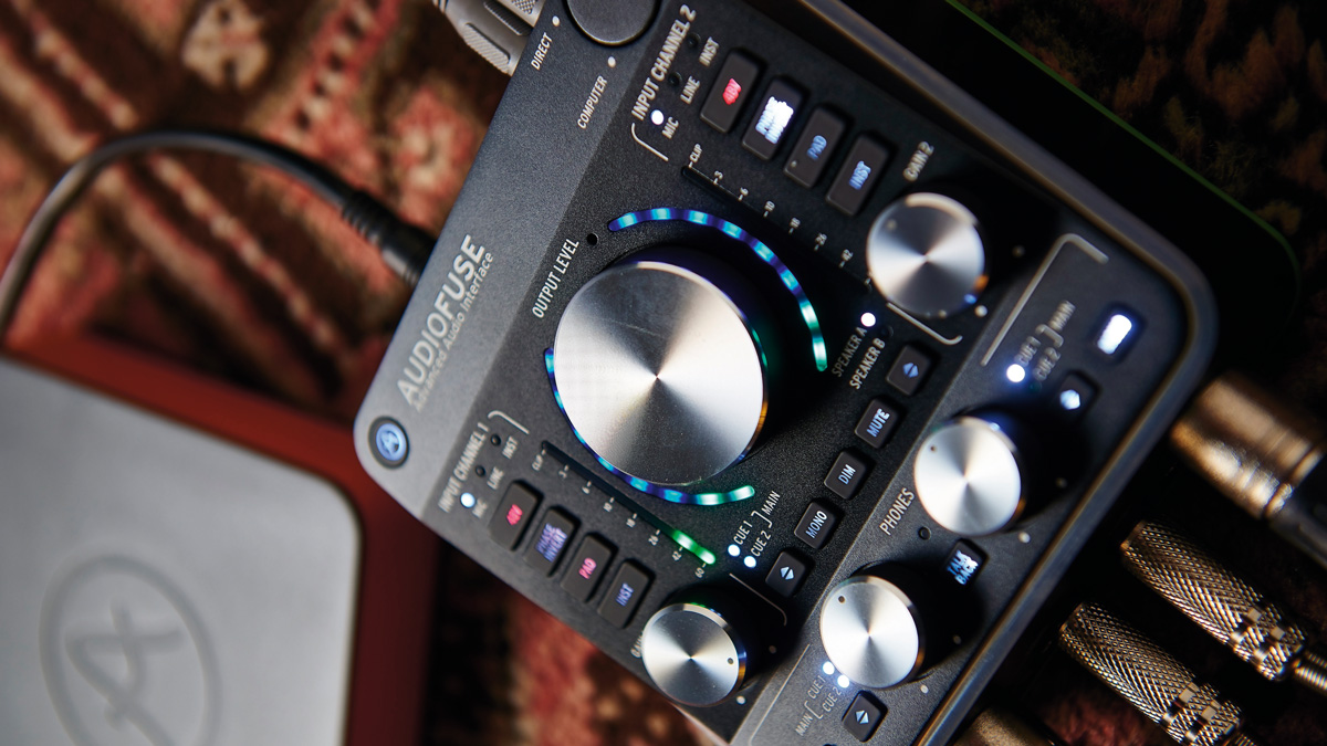 Close-up of Arturia AudioFuse
