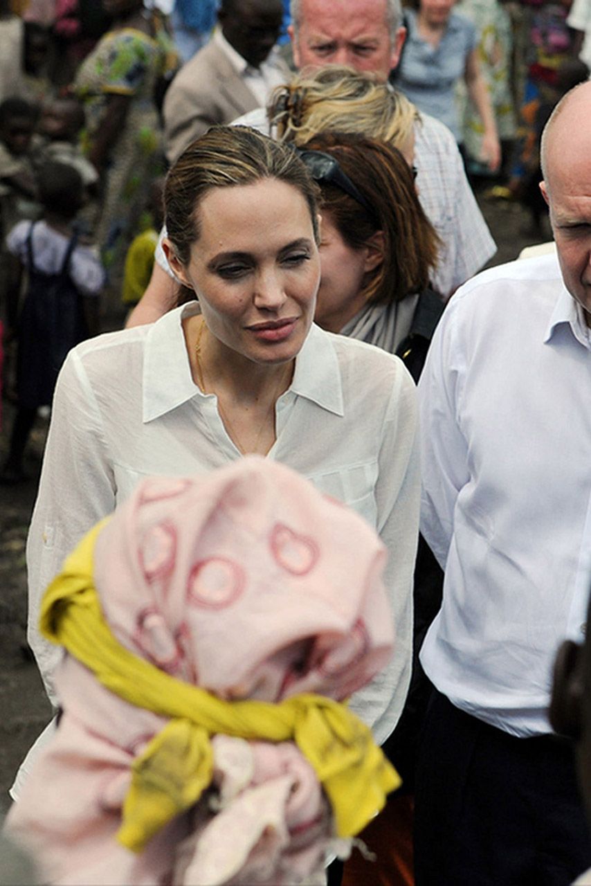 Angelina Jolie and William Hague