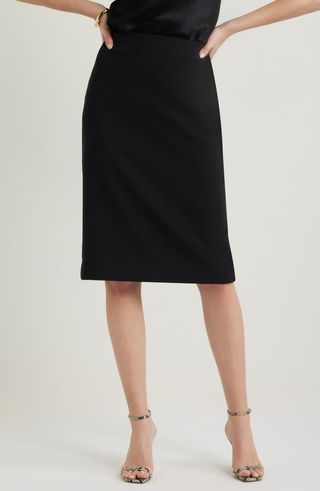 Stretch Pencil Skirt