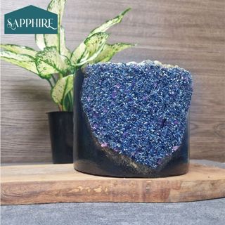 Etsy Sapphire Birthstone Planter.