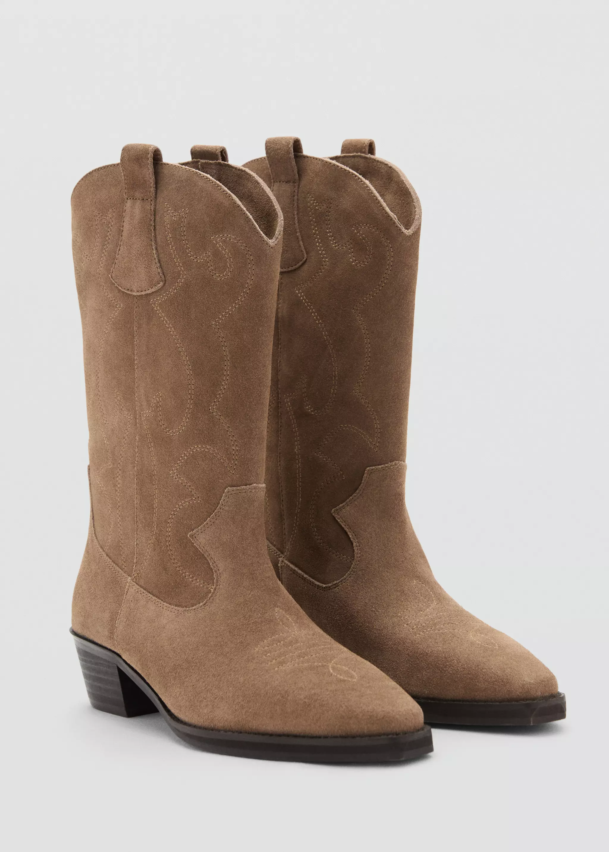 Cowboy Leather Boots - Teen | Mango Usa