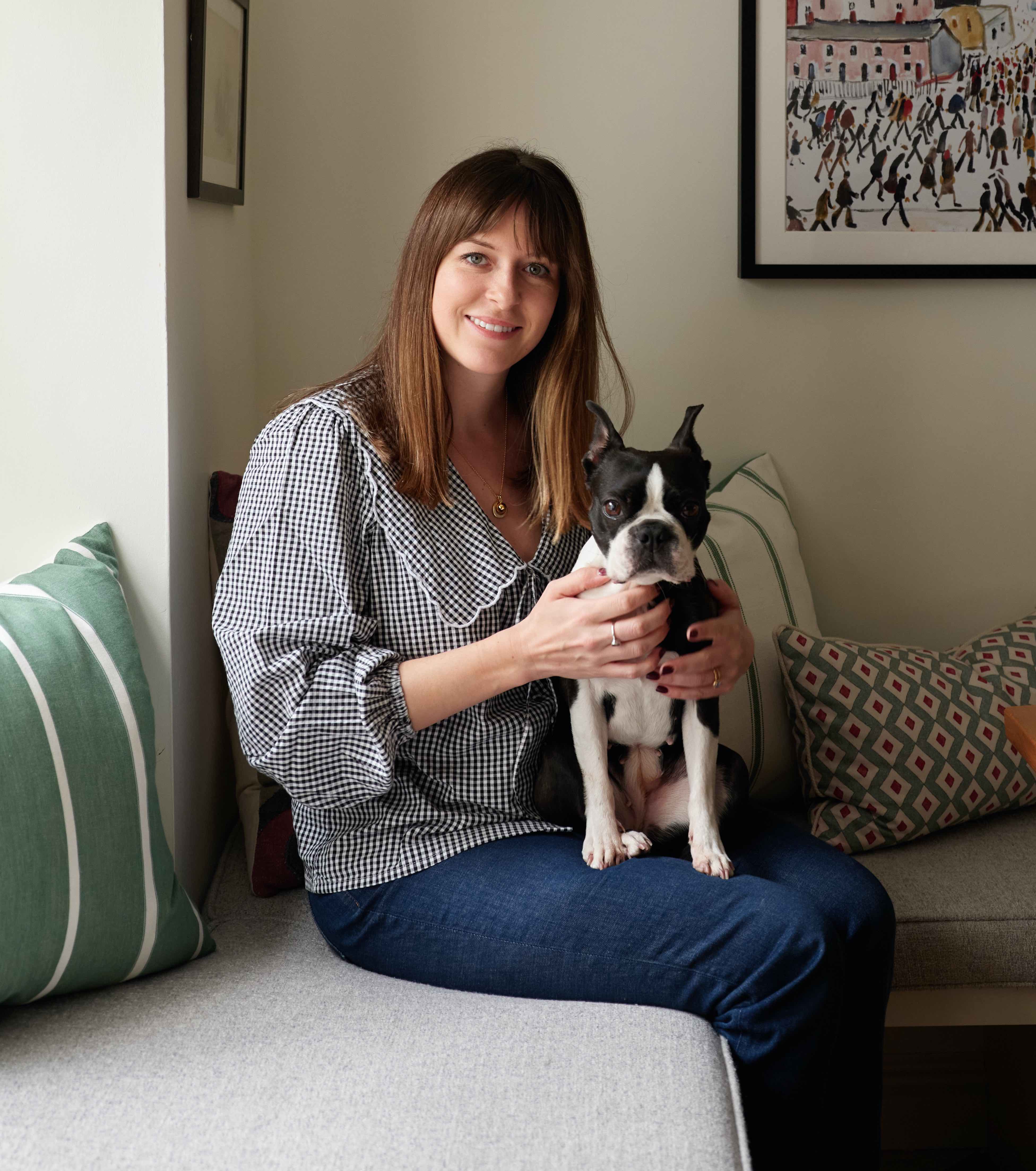 Josie Lywood and her dog