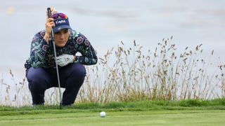 Lexi Thompson competing in the 2023 US Women's Open