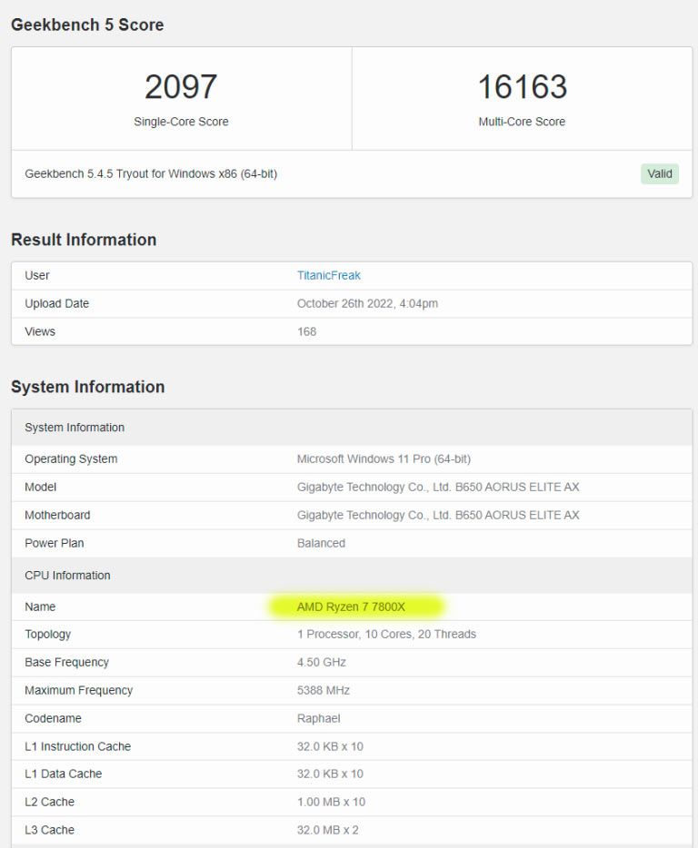 Is this Geekbench result legit?