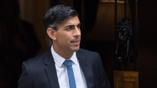 Rishi Sunak steps out of Number 10 Downing Street