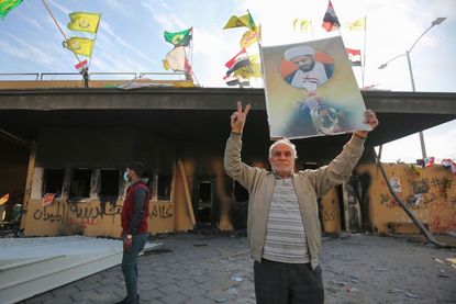 Protesters claim victory after storming U.S. Embassy in Baghdad