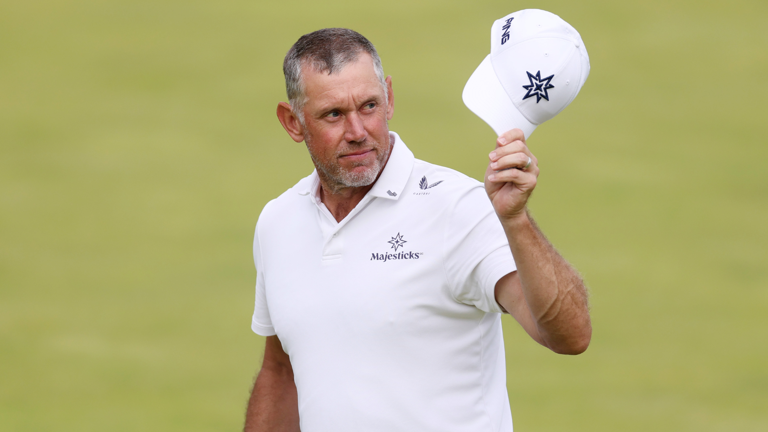 Lee Westwood acknowledges The Open fans