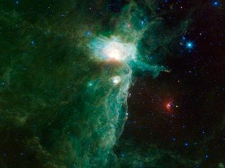 Flame nebula in Orion's belt