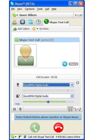 If you are using multiple audio devices, Skype so far has been everything else than easy to configure. Version 3.0 combines options and allows users to test their audfio devices when making changes to settings.