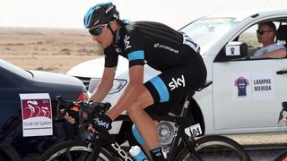 Danny Pate came close to his first podium for Sky during Sunday's final stage in Oman.