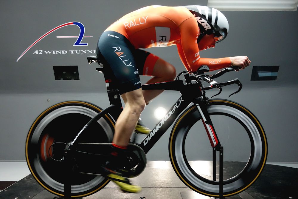 Colin Joyce gets up to speed inside the A2 Wind Tunnel