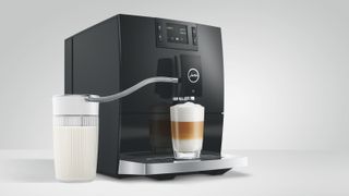 JURA C8 coffee machine with milk carafe