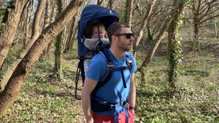 best child carriers: in the woods