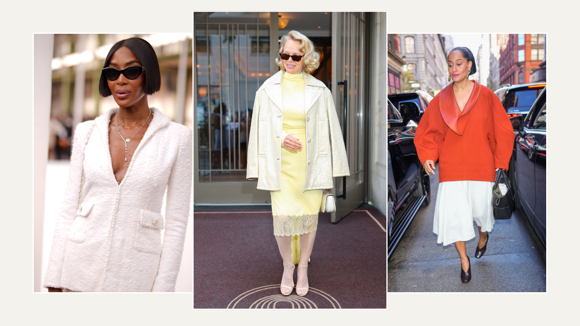 An image of summer 2025 fashion trends for over 50s.