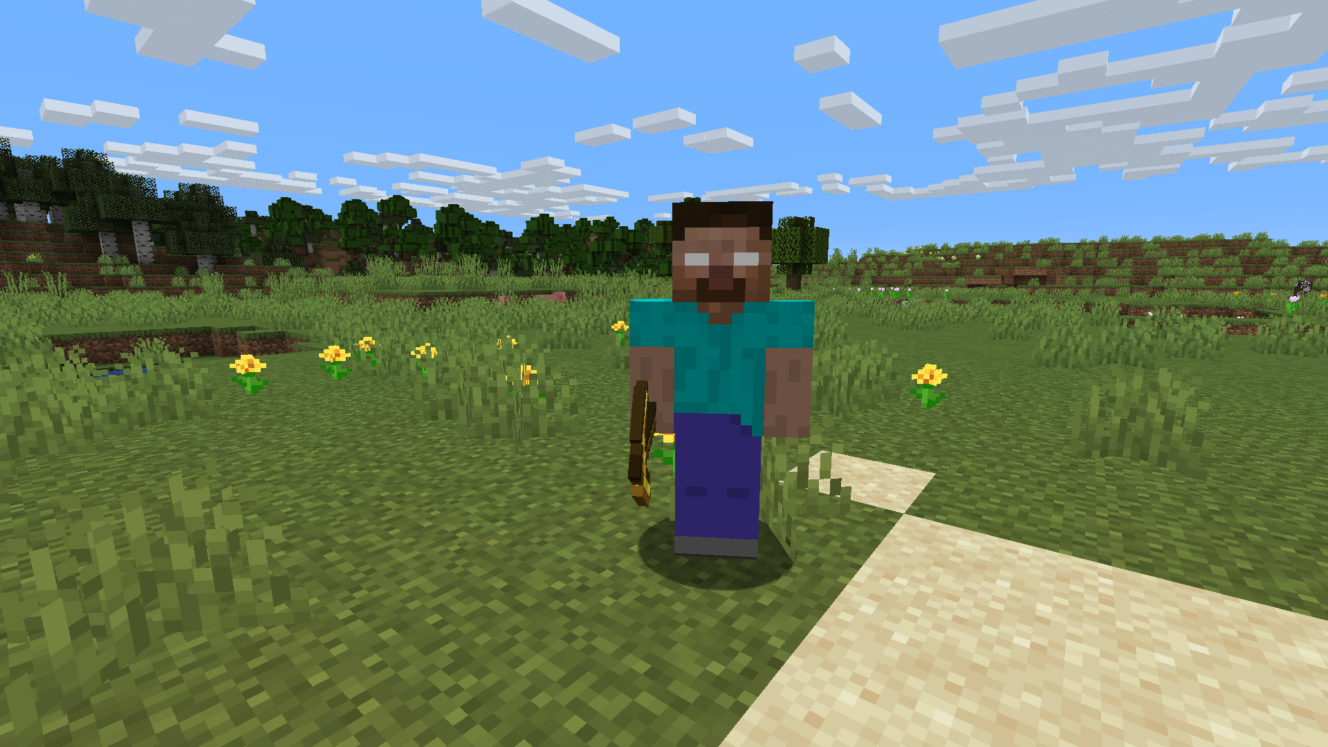 Herobrine in Legend of Herobrine mod