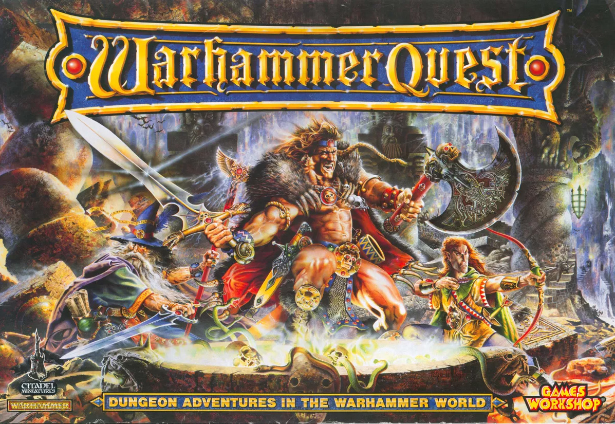 The box art for the original 1995 edition of Warhammer Quest.