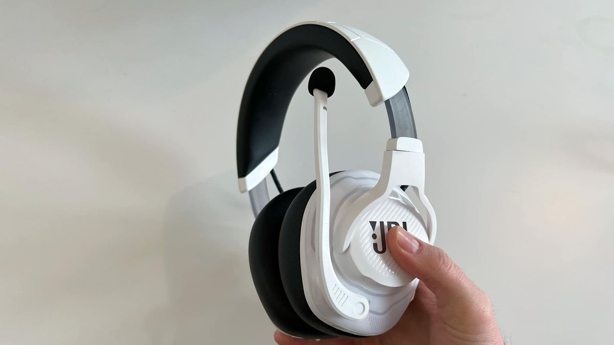 JBL Quantum 910p gamingheadset i vitt