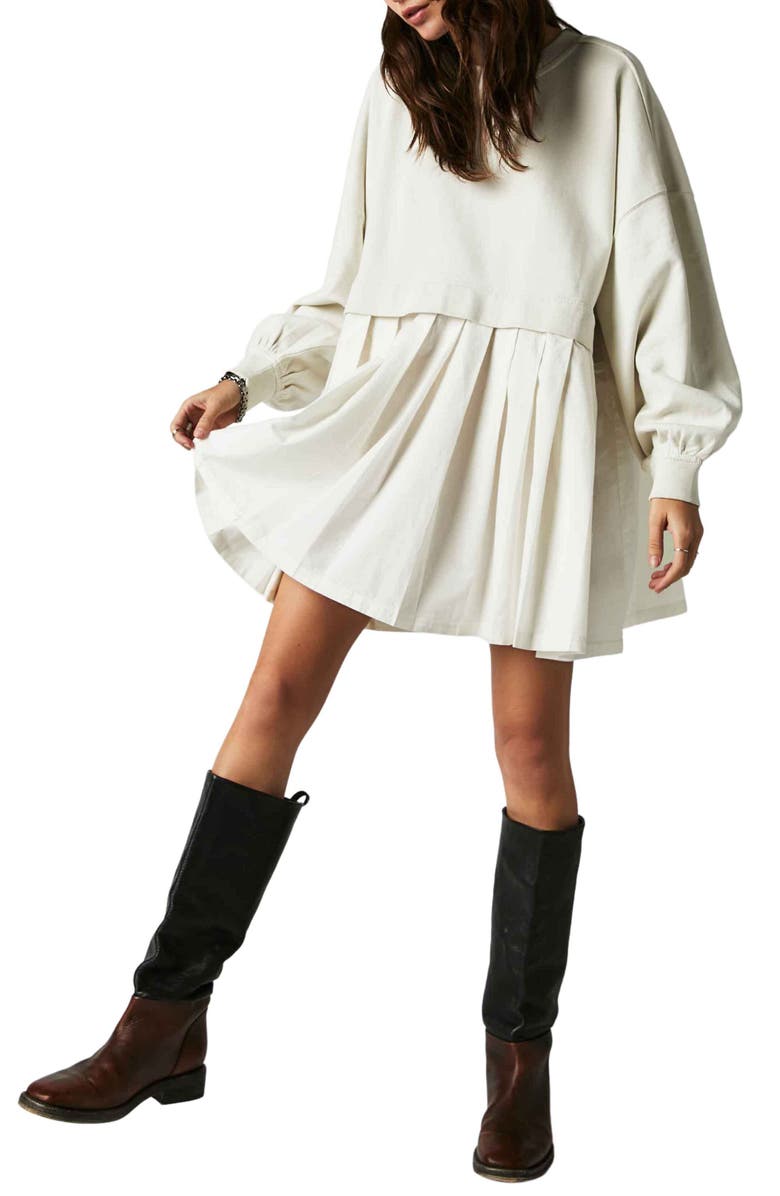 Eleanor Layered Sweatshirt Minidress