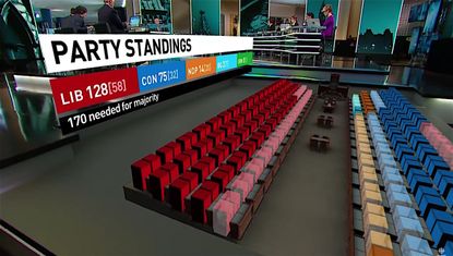 Canada's CBC has its own 3D graphics, too