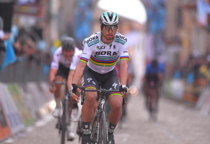 Peter Sagan finished second on stage 5 at Tirreno-Adriatico