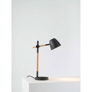 black desk lamp