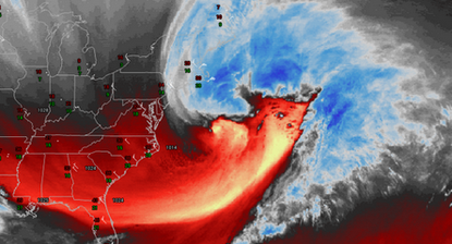 Here's an amazing look at the winter storm the Northeast just missed