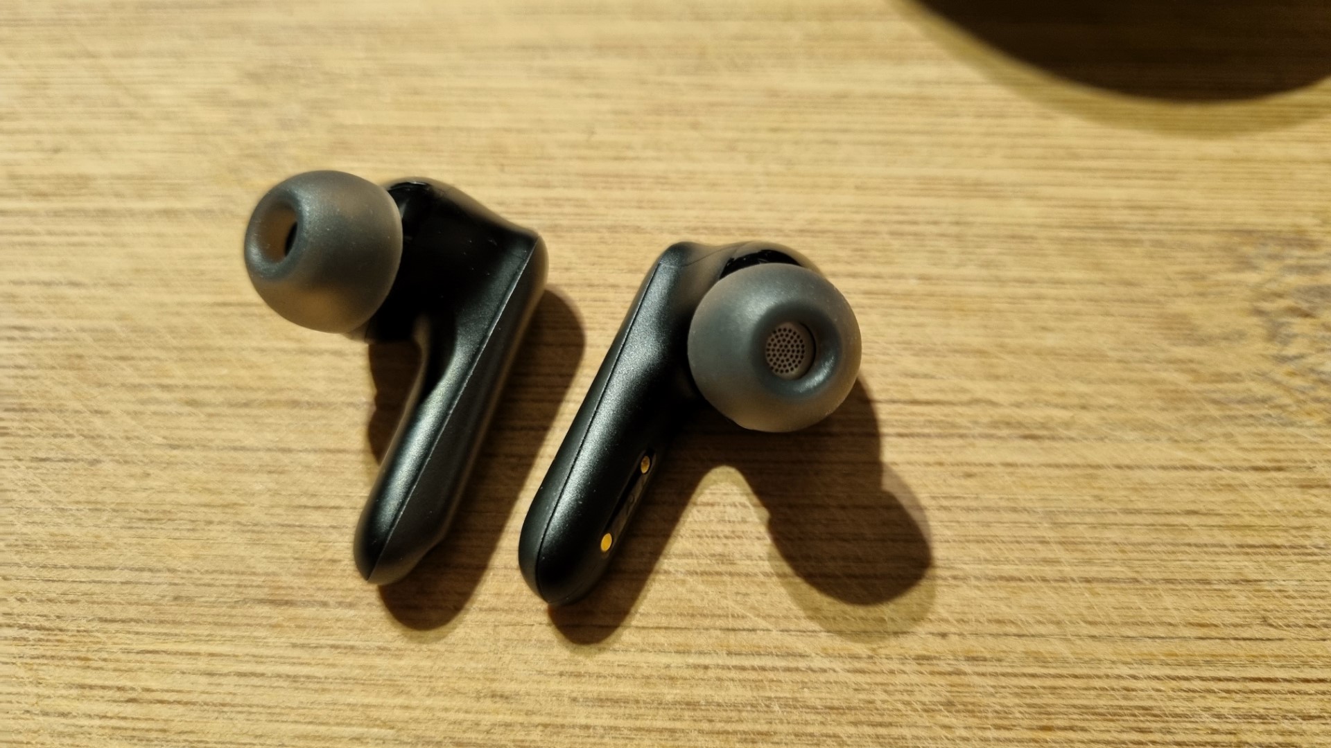 They won't blow you away, but I found that these earbuds are a great travel accessory for handheld gaming