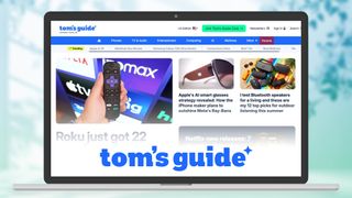 The new Tom's Guide homepage on a laptop screen