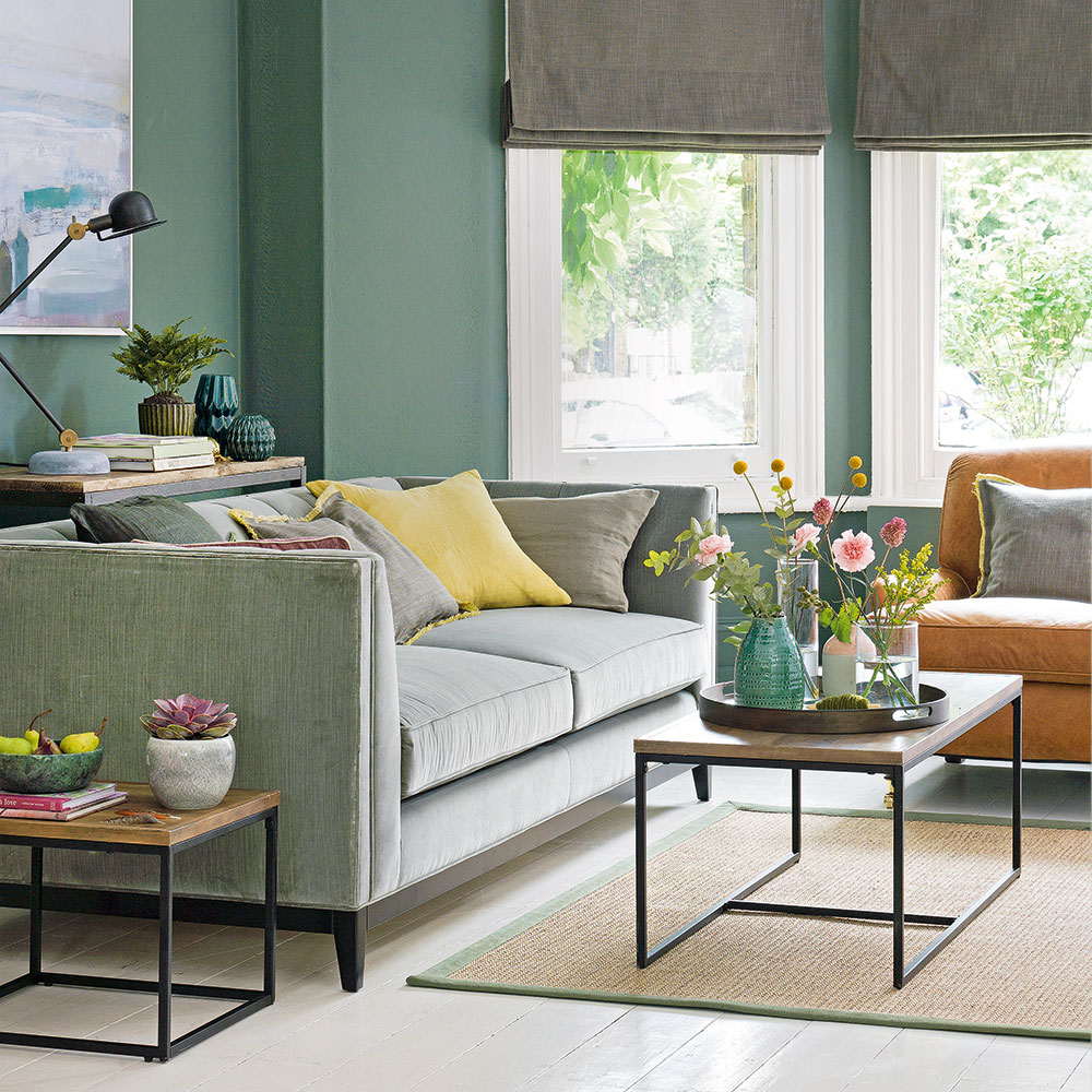 Green Living Room Ideas For Soothing