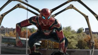 Una captura de pantalla del segundo tráiler de Spider-Man: No Way Home